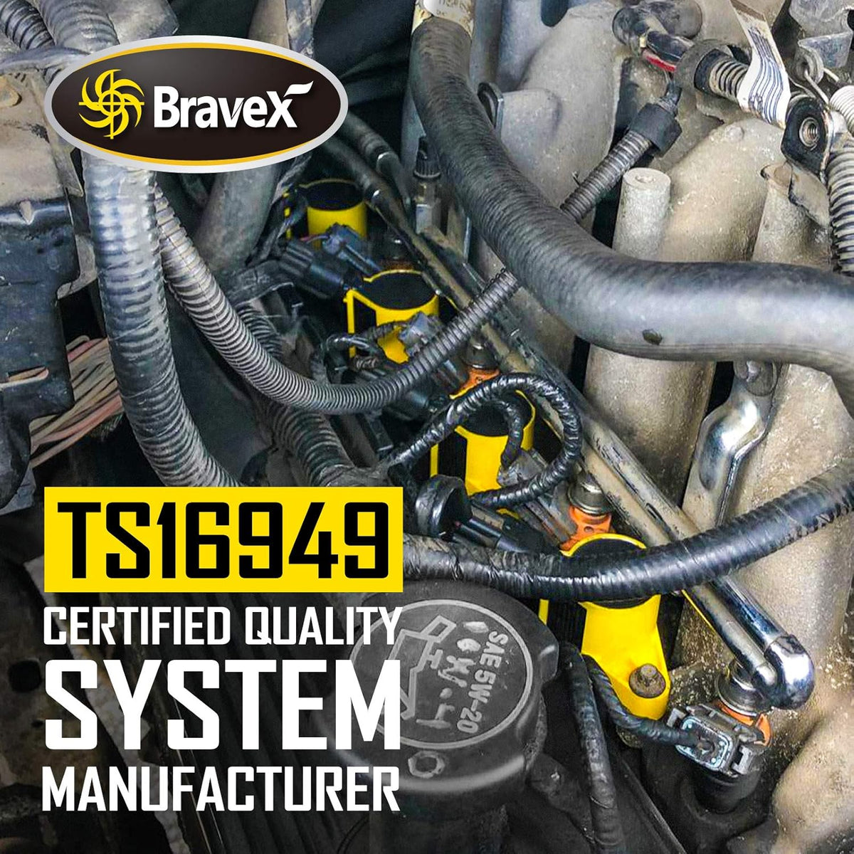 Ignition Coil 8 Pack Yellow Pack of 2 N33770