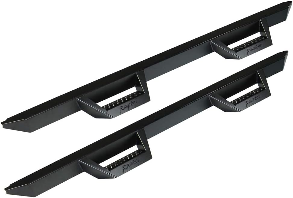 Black Textured Drop Steps Running Boards Y9442