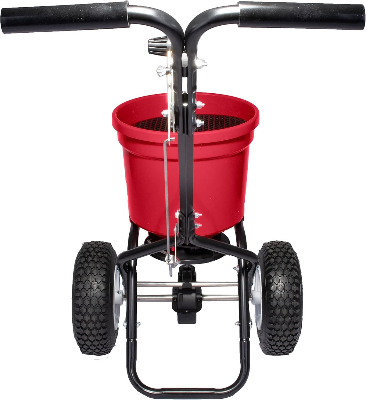 Red Heavy-Duty 50 LB Broadcast Fertilizer Spreader S941
