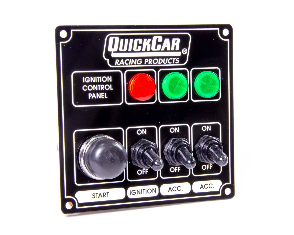 Black Ignition Panel with Lights O168