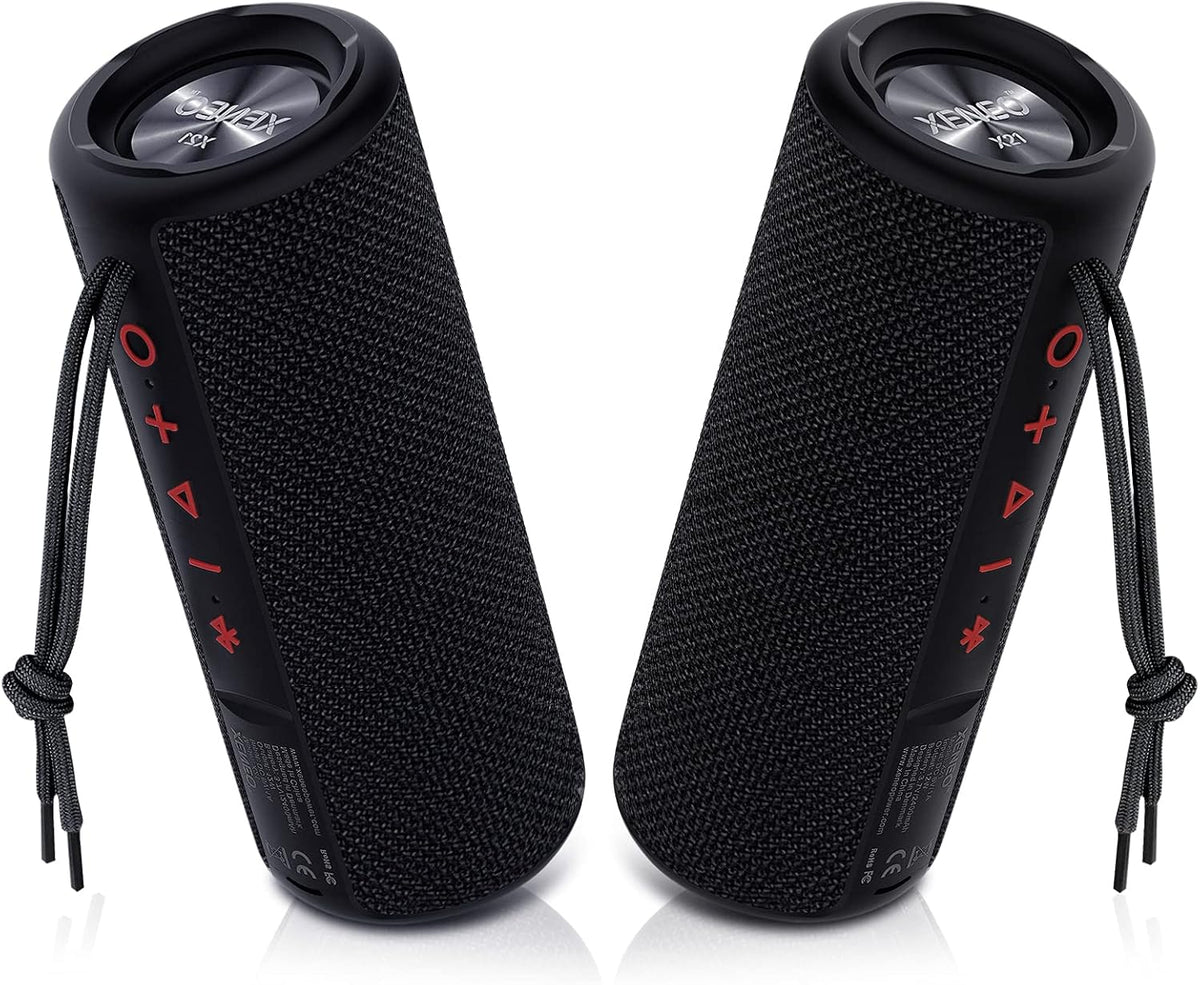 Portable Outdoor Wireless Bluetooth Speaker with FM Radio, Micro SD Card Slot, AUX, Hard Travel Case Included N680758