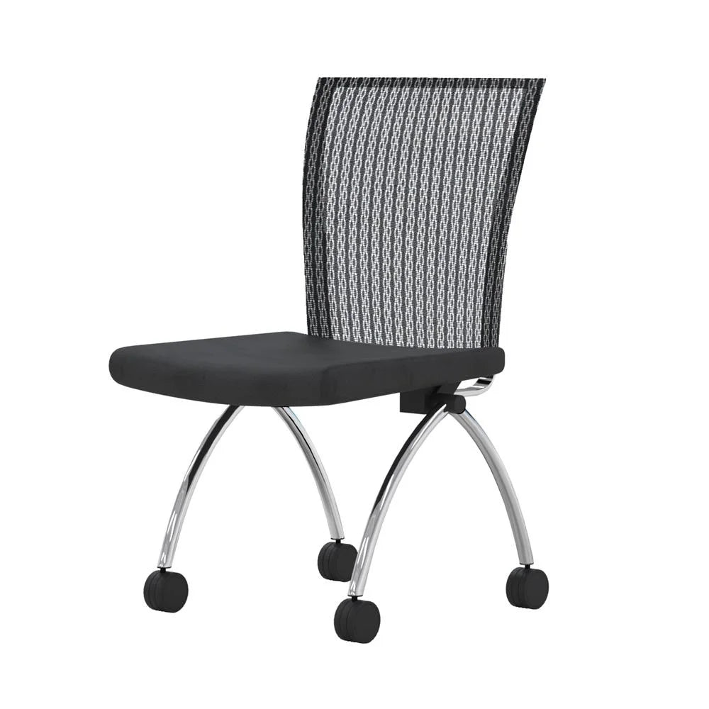 High Back Training Chair Without Arms W3086