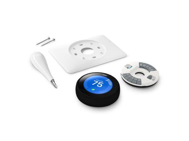 Black Learning Thermostat F6001