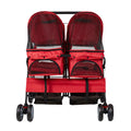Double Pet Stroller Foldable Two-Seater Carrier Strolling Cart F7420