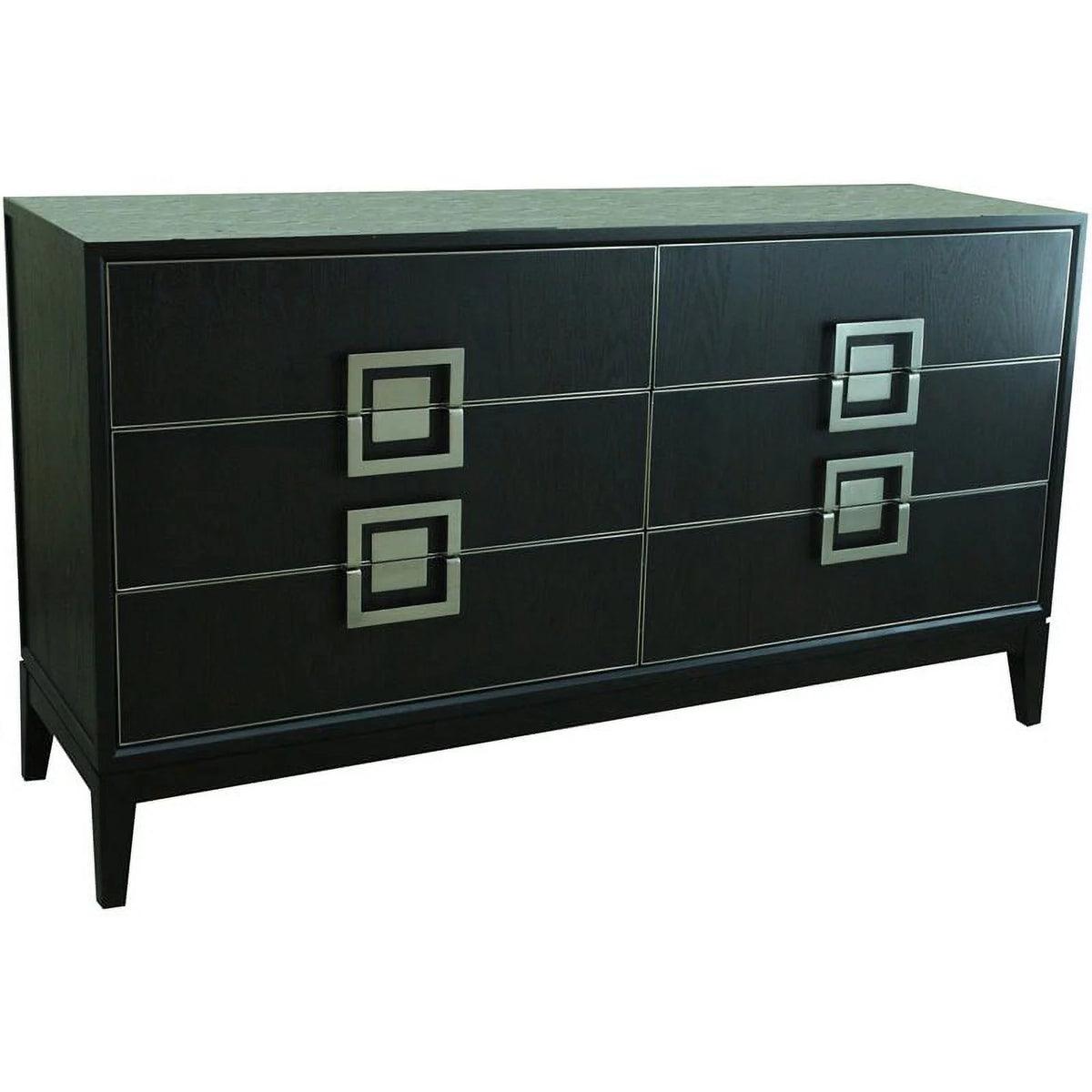 Espresso 6 Drawer Wood Dresser Y665221