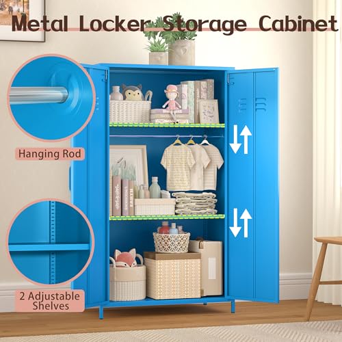 2 Door Metal Locker Storage Cabinet I226