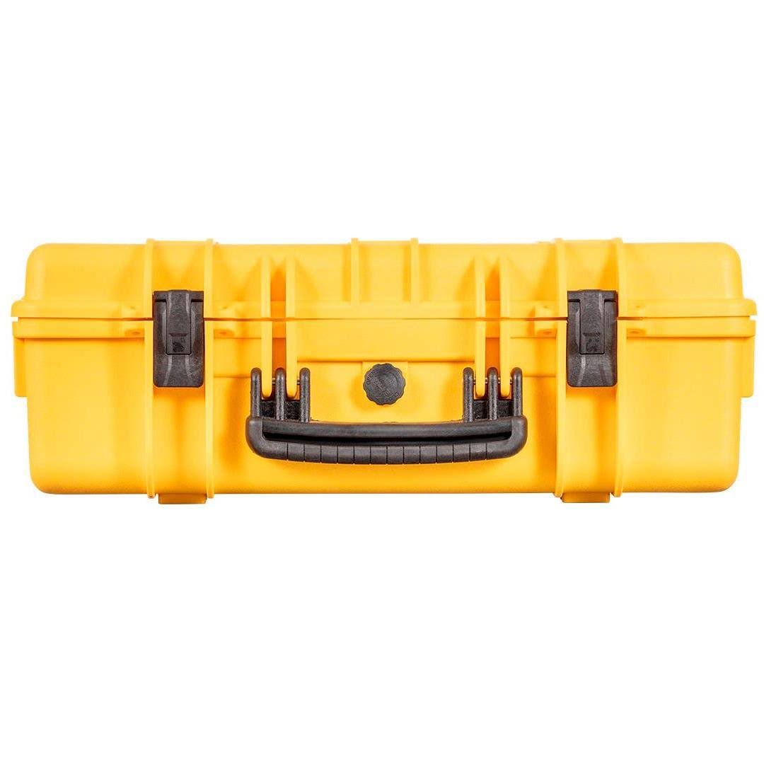 Weatherproof Hard Case 22in x 14in x 8in Yellow Customizable Foam X20442
