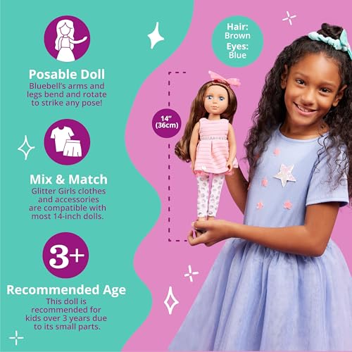 14-Inch Fashion Doll with Brown Hair & Blue Eyes I43477