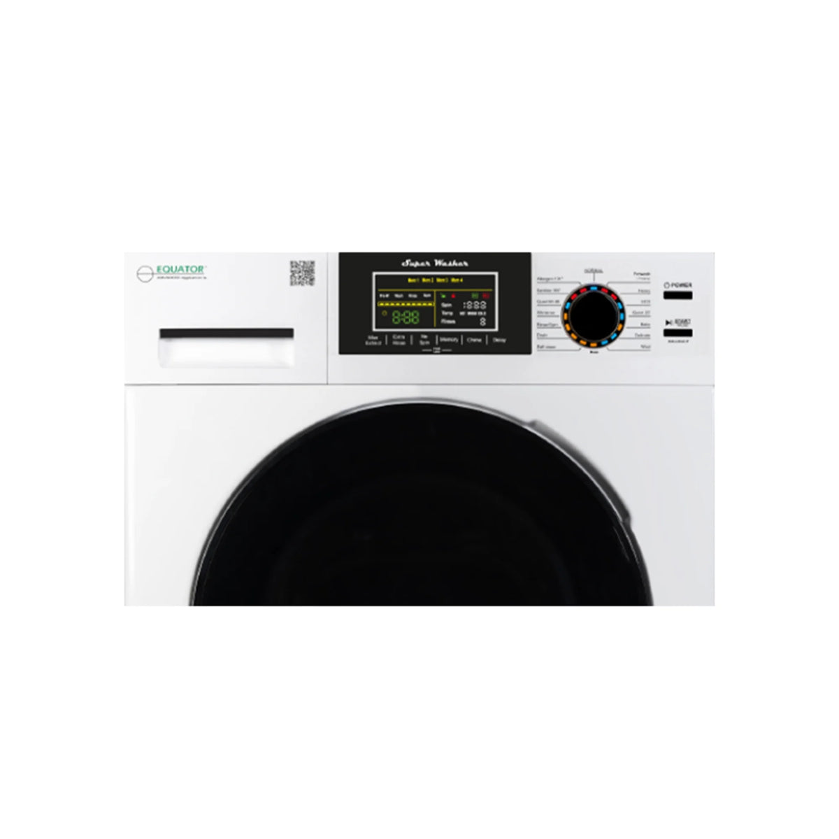 Stackable Washer and Dryer set with Digital Cont. V7896
