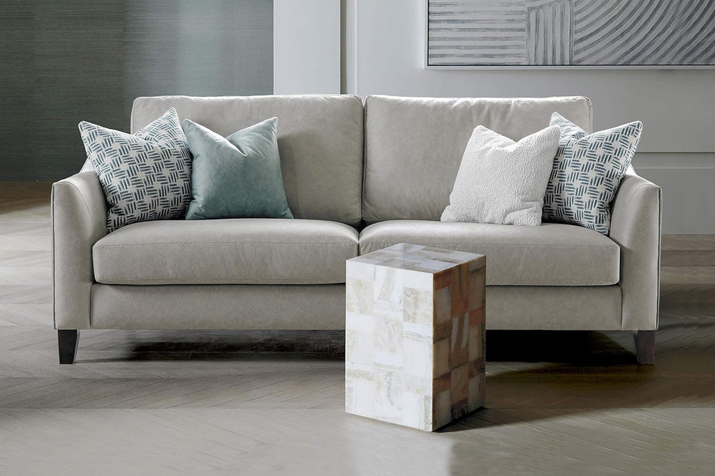 Grey Curved Arm Sofa T635