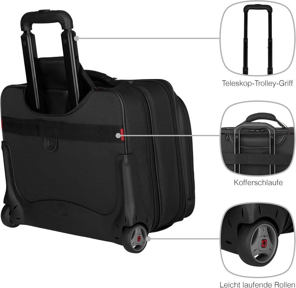 Rolling Case Blk Up To 17IN Laptop Y985442