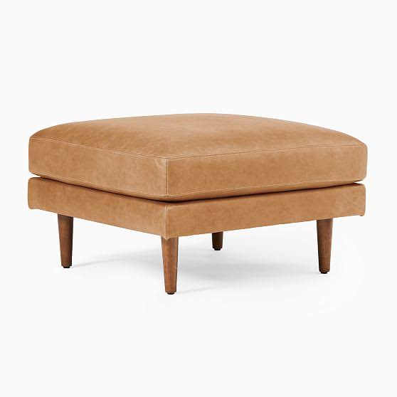 Vegan Leather Ottoman H70648
