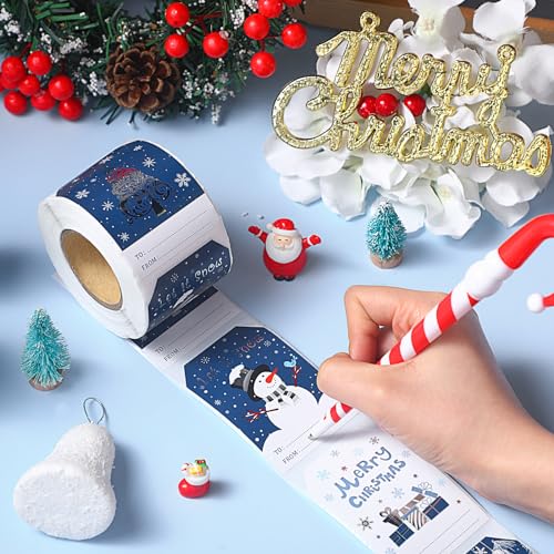 300 Pcs Christmas Gift Stickers Self Adhesive R426355