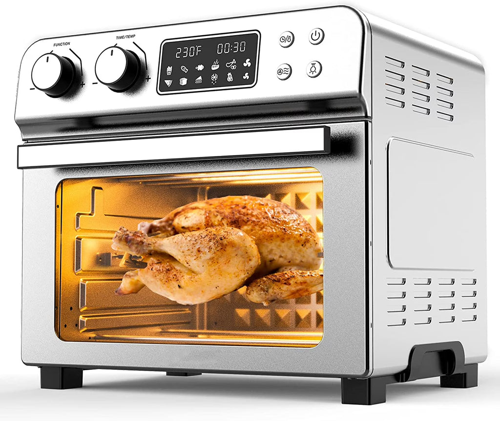 24.3 Quart Air Fryer Toaster Oven Combo with Rotisserie Dehydrator C293559