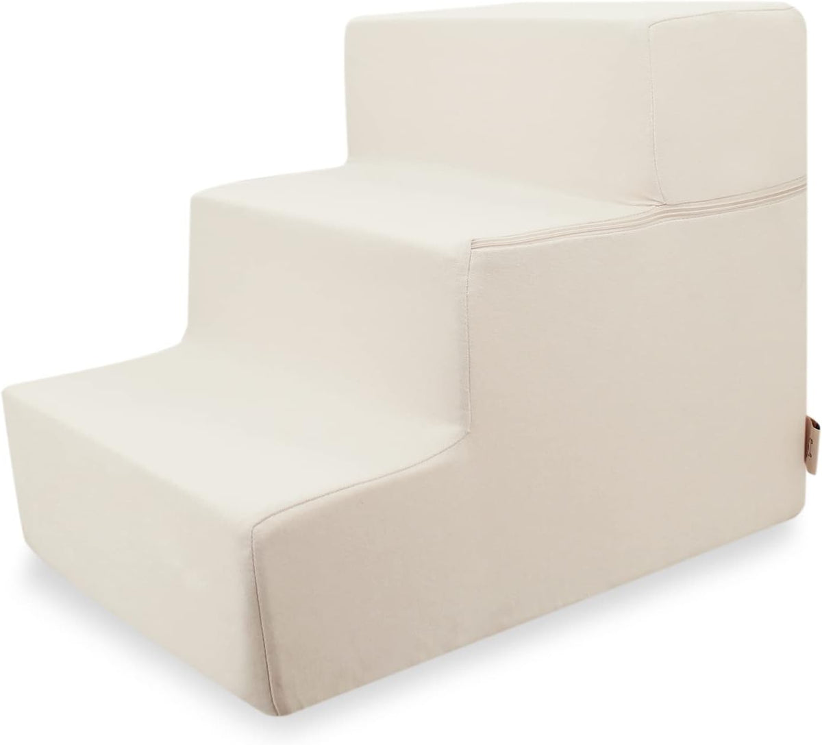 Ash Gray Linen 3-Steps Pet Stairs Pack of 2 D152035