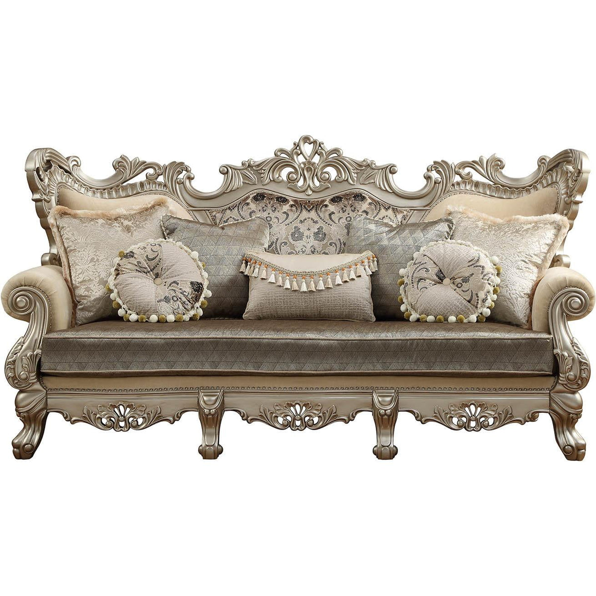 Champagne Fabric Sofa Set U639