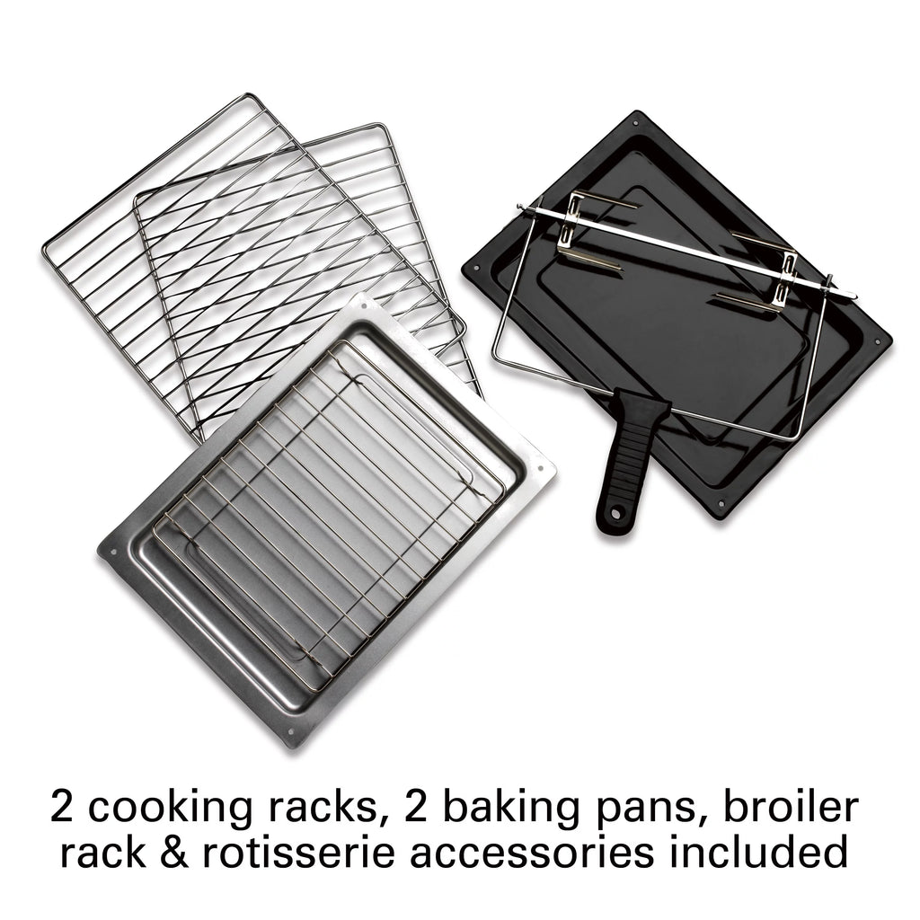 Countertop Oven with Convection and Rotisserie, Extra Large Capacity, Silver E564