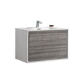 36 in. Wall Mount Ash Gray Bathroom Vanity A97570