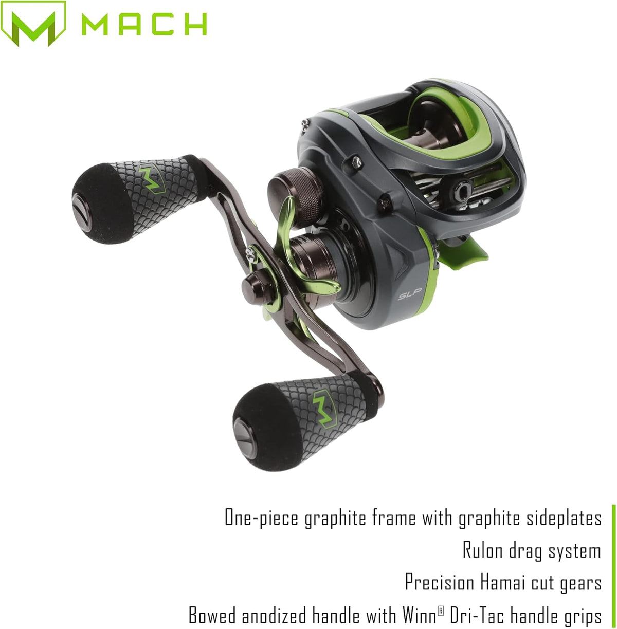 7-Foot 3-Inch 1-Piece IM8 Graphite Fishing Rod and Casting Reel Combo J54212