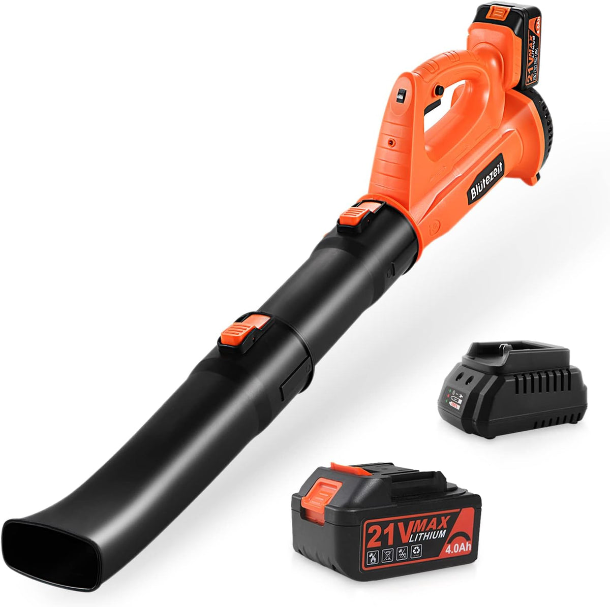 Cordless Electric Leaf Blower with 4.0Ah Battery & Charger F95540