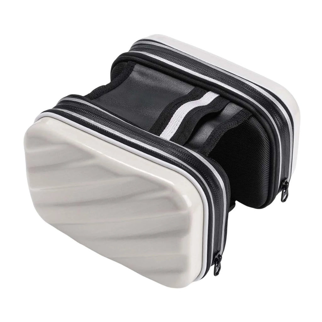 White Waterproof Bike Frame Front Bag W415