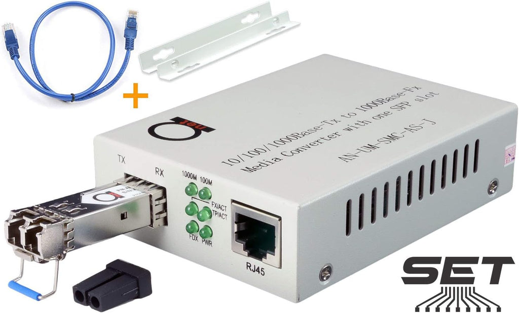 Gigabit Fiber Media Converter with LC SFP G13156