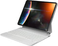 White Leather Magnetic Keyboard Case for iPad Pro 12.9 inch S121