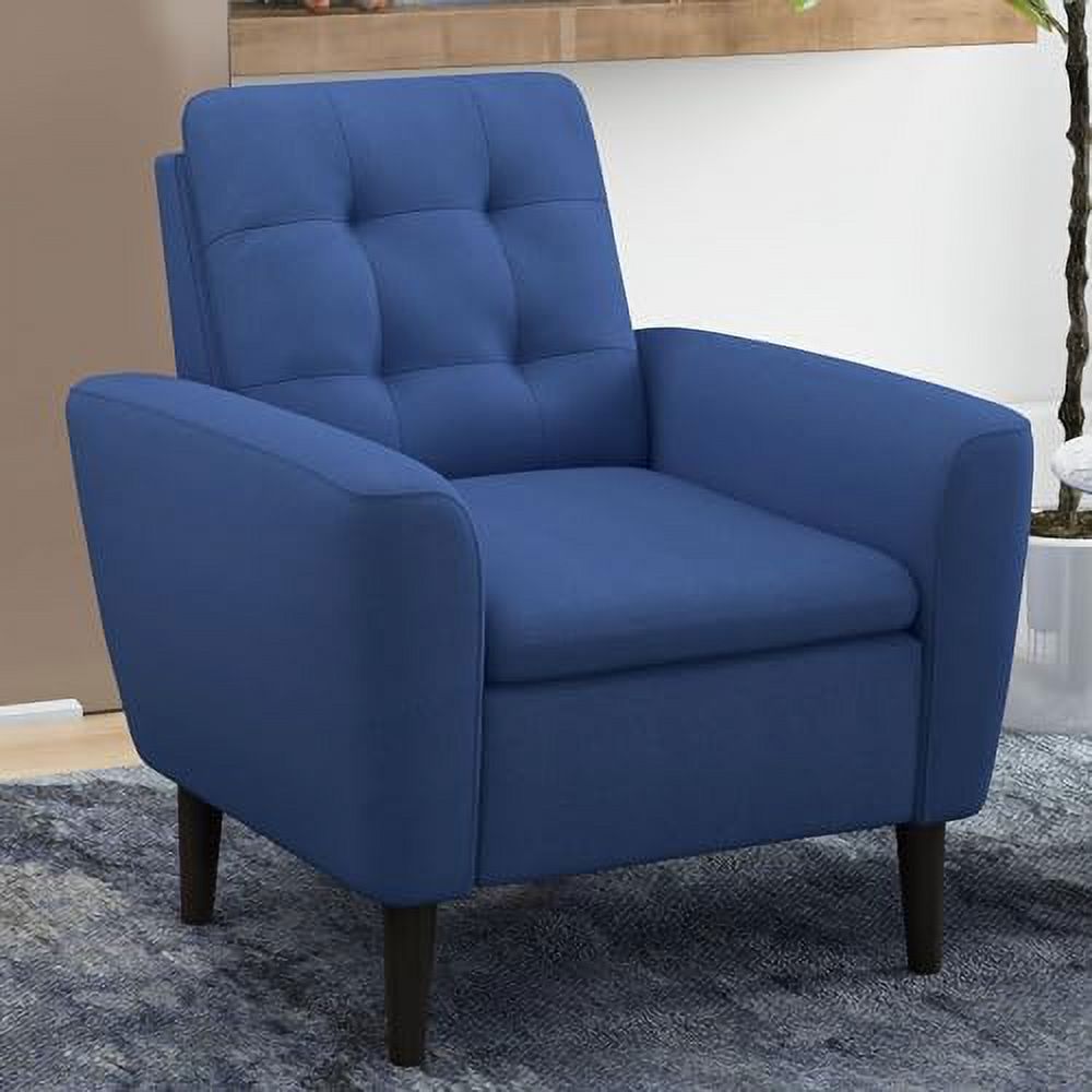 Yellow Upholstered Fabric Accent Chair S57507