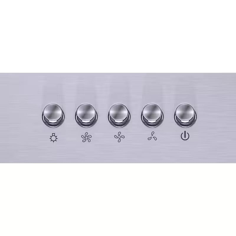 30 in. 350CFM Convertible Pyramid Wall Mount Range Hood in Stainless Steel V8619