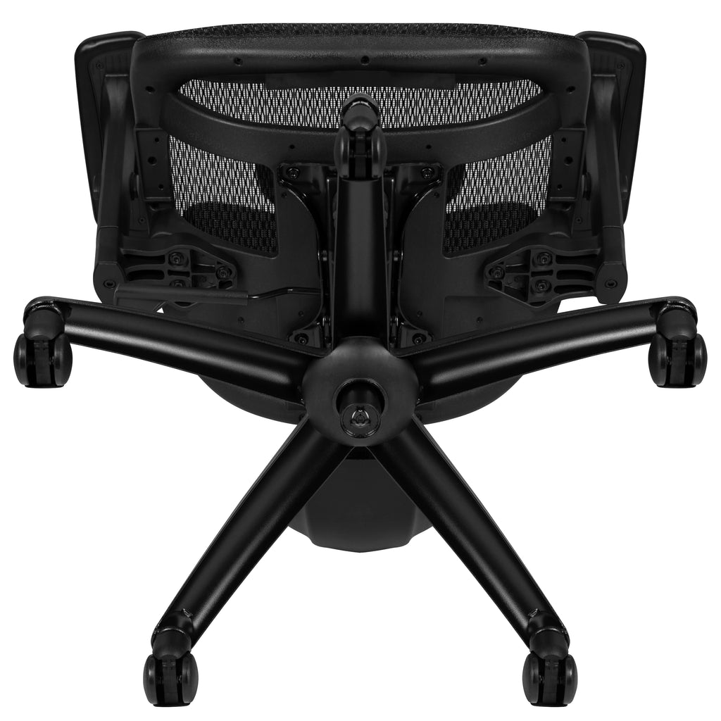 Ergonomic Mesh Office Chair with Lumbar Support in Black J6713