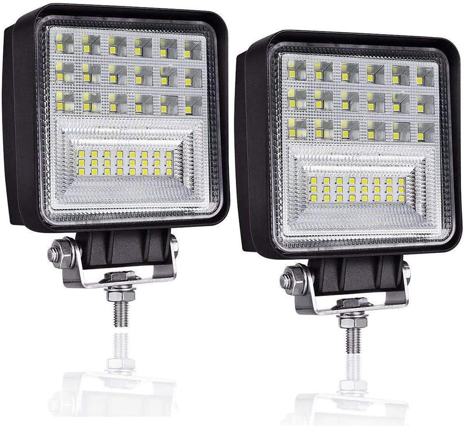 4 inch 126W Square LED Work Light (20 Pack) B377