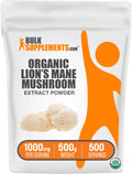 Organic Lion's Mane Mushroom Extract Powder 1000mg 500g L47641