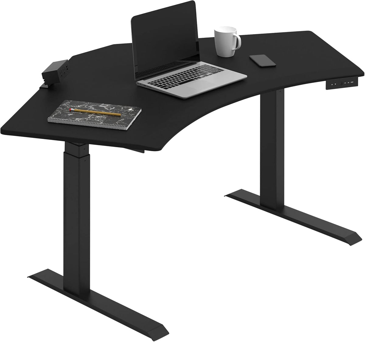 71" Electric Standing Desk with Programmable Memory V6199