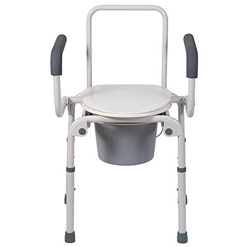 White Steel Portable Toilet W430