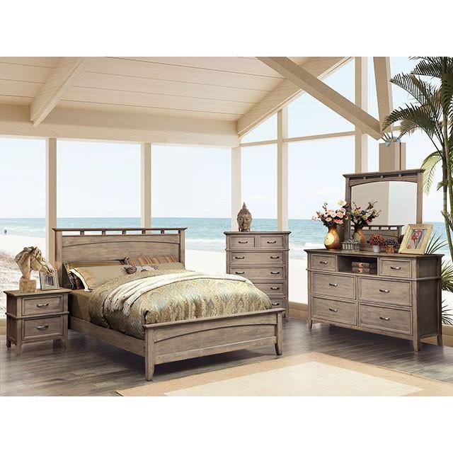 Queen Panel Bed F28133