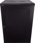 18U 19-Inch Server Network Rack with Locking Perforated Door Black K7144