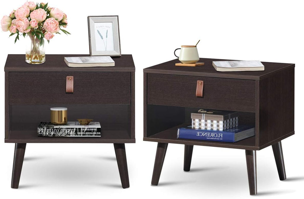 Drawer Storage Nightstand Bedside Cabinet X47103