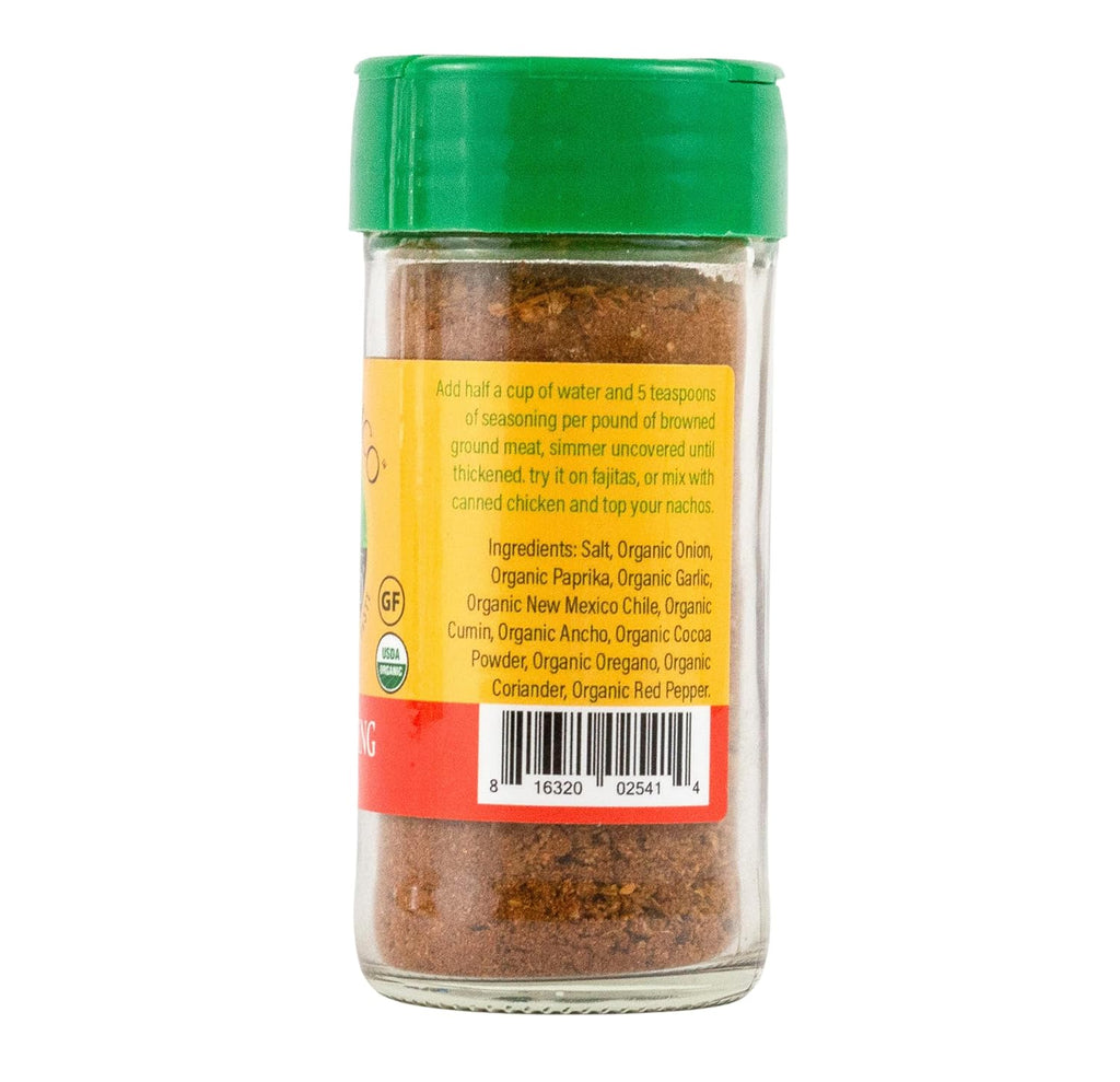 2.6 oz Organic Taco Seasoning Mix Q291