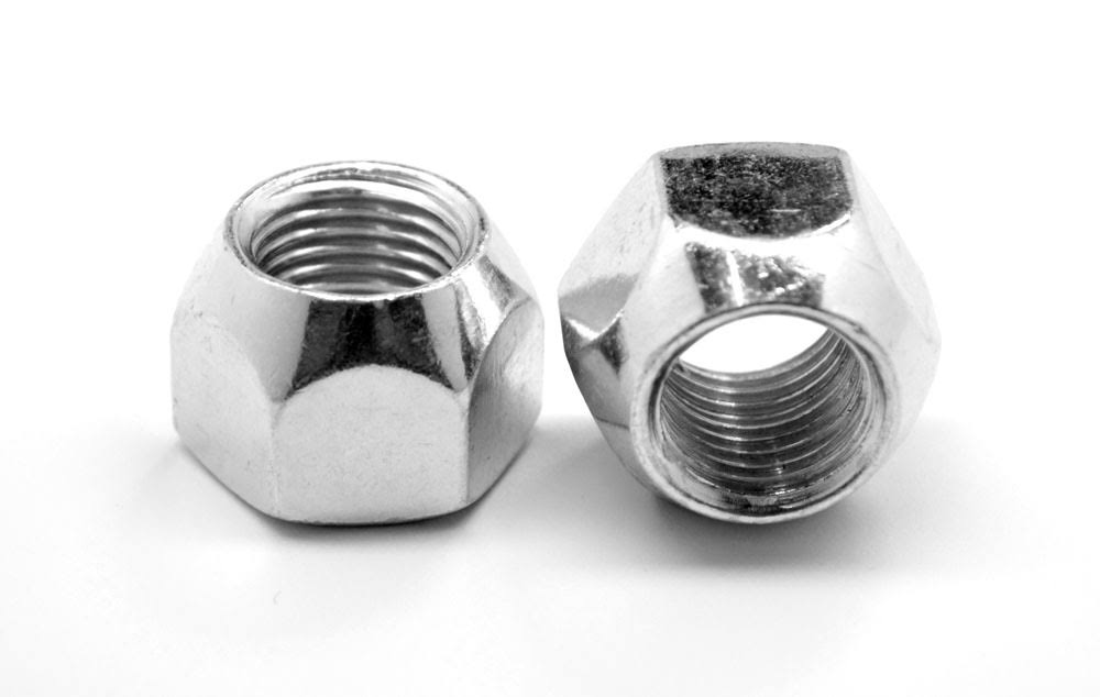 Fine Thread Wheel Nut 60 Degree Taper Low Carbon Steel Zinc Plated R75666