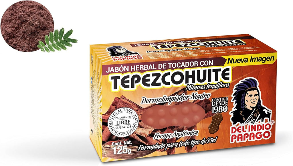 Tepezcohuite Night Facial Skin Cream 60g / 2.02 Fl Oz + Neutral Soap with Tepezcohuite 125g Bundle X61919