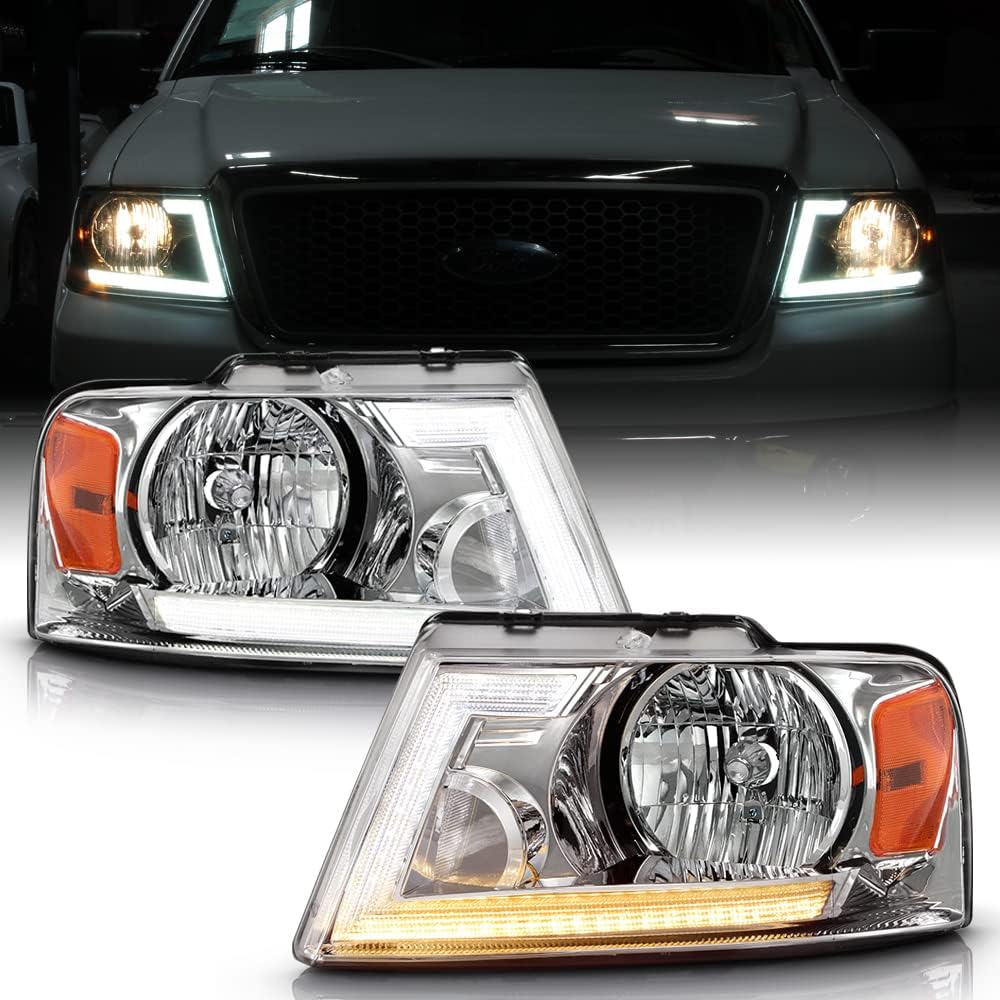 Chrome LED Headlights Pair X732861