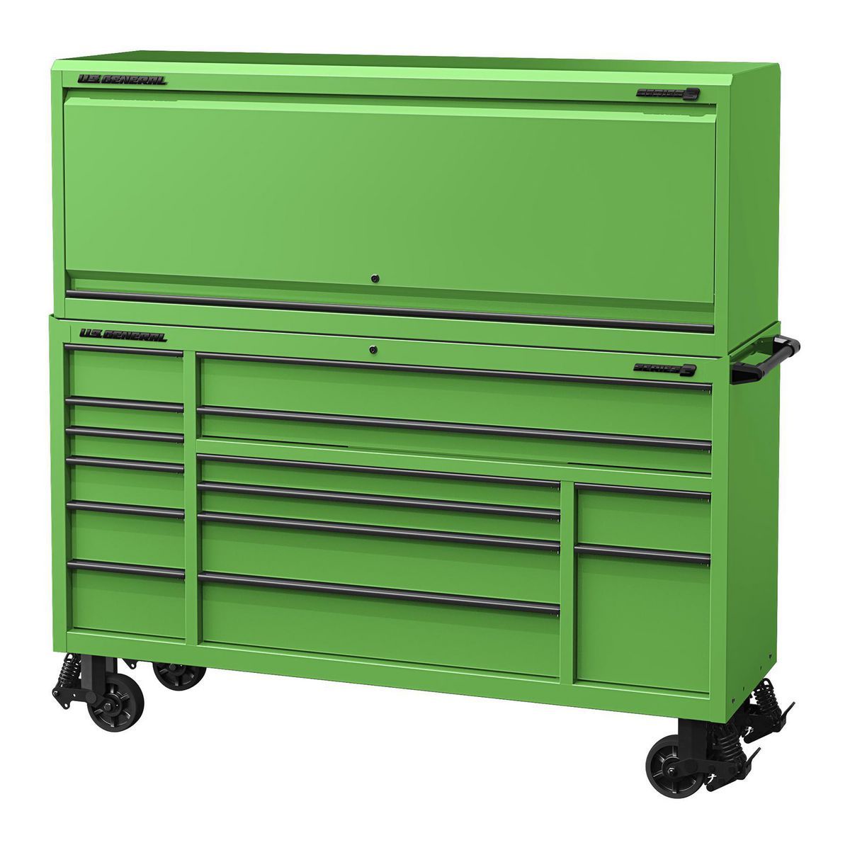 72 in. x 22 in. Green Work Center Hutch I138