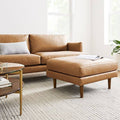 Vegan Leather Ottoman H70648