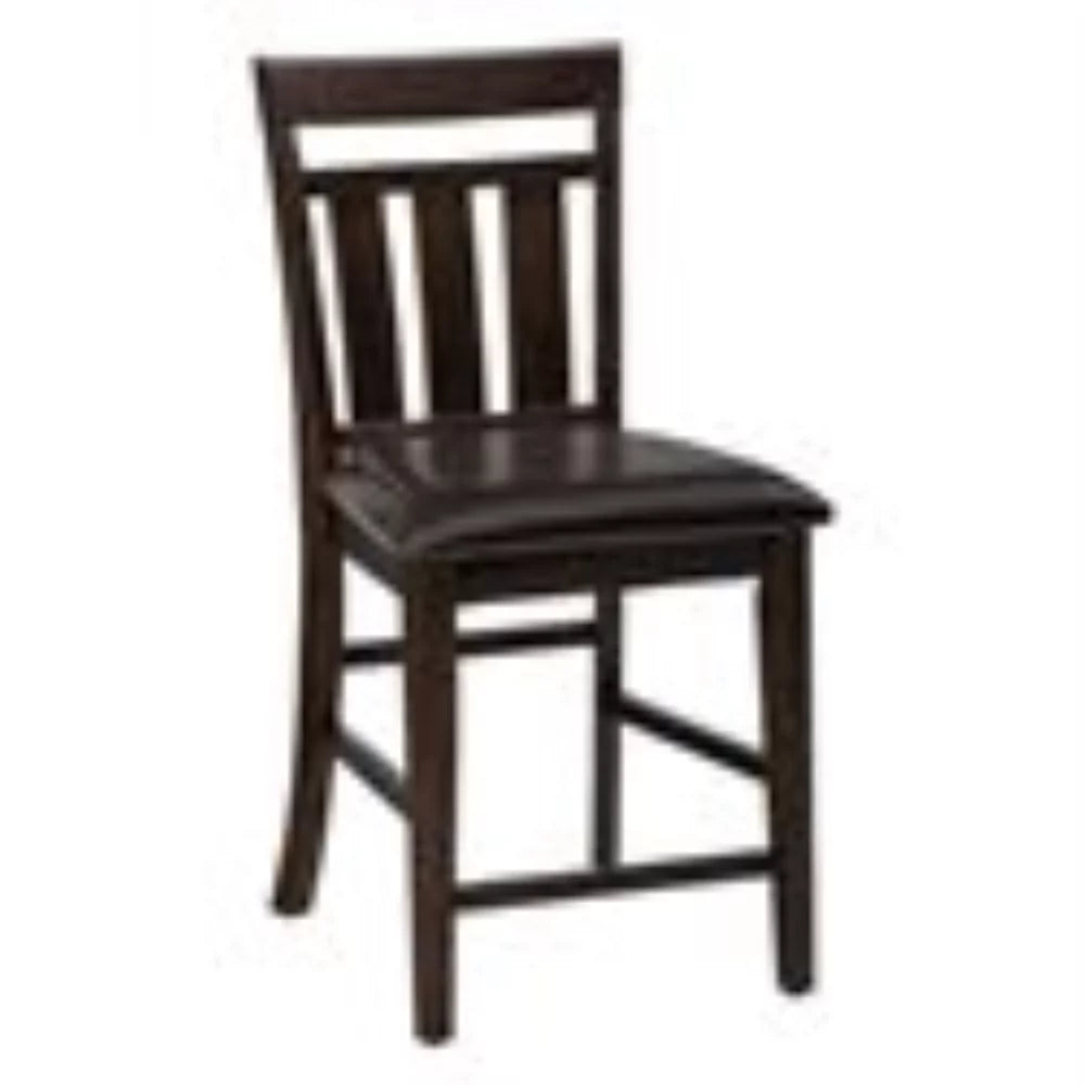 Solid Acacia Upholstered Barstool Set of 2 N864255