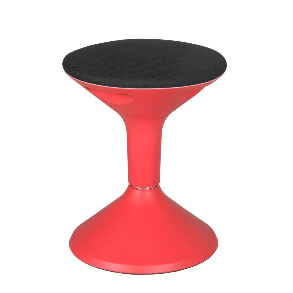 Black/Red Height Adjustable Wobble Stool M873715