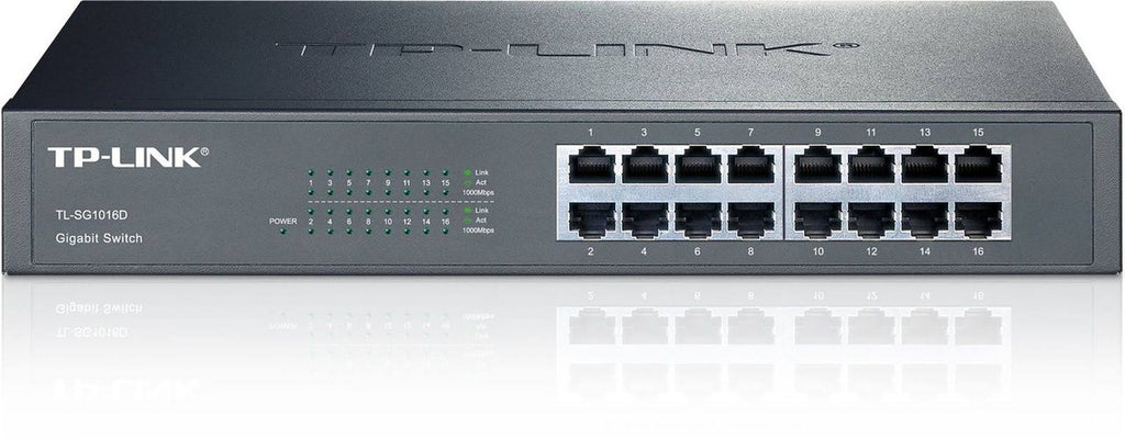 16 Port Gigabit Unmanaged Ethernet Switch H393