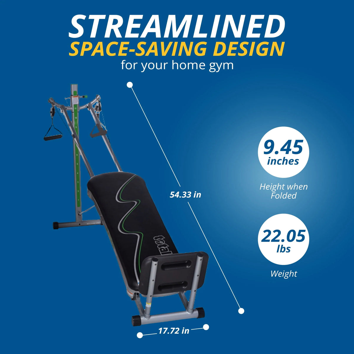 Home Fitness Incline Weight Training with 10 Resistance Levels H40544