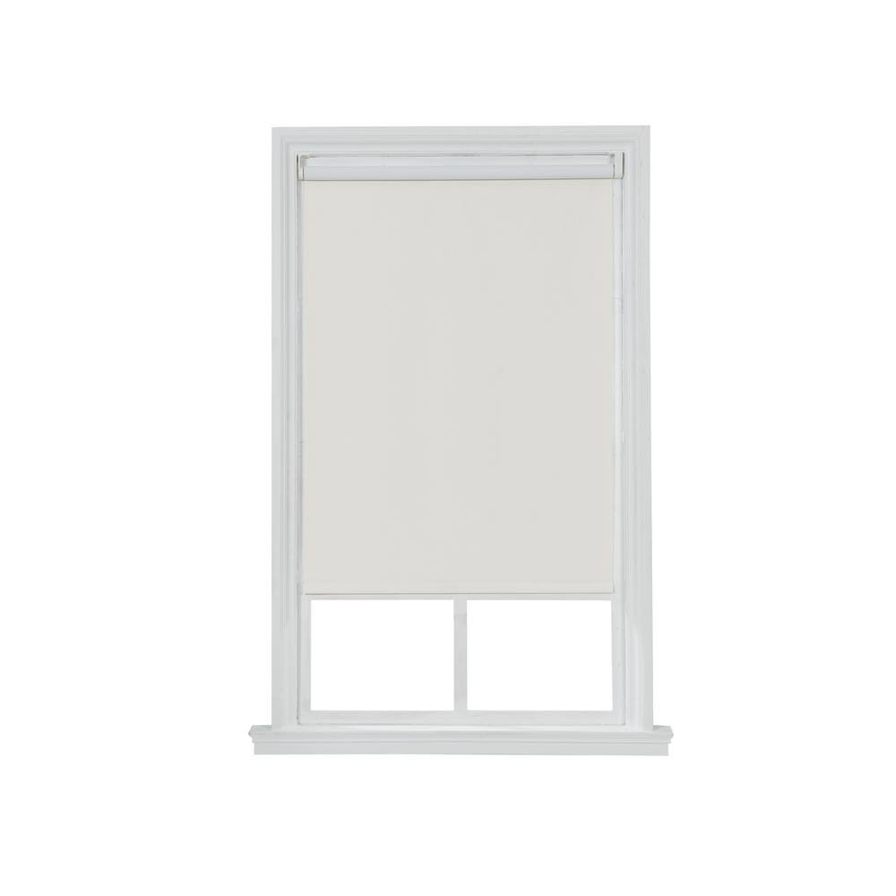Cordless Push-Up HDPE Roller Shade Stone 72x22 W 66x22 L R496