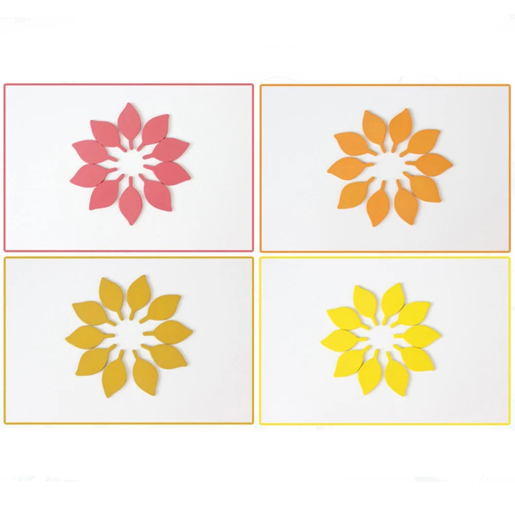 Creative Wooden Tree Blocks with Leaves 3D Building Set Toy U4043
