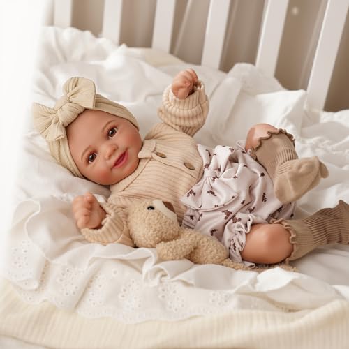 17Inch Soft Vinyl Realistic Poseable Baby Doll I5437